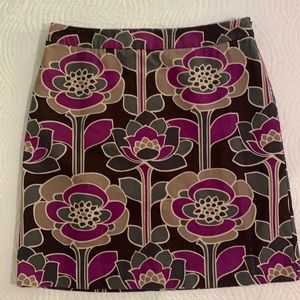 Boden A-Line Floral Skirt